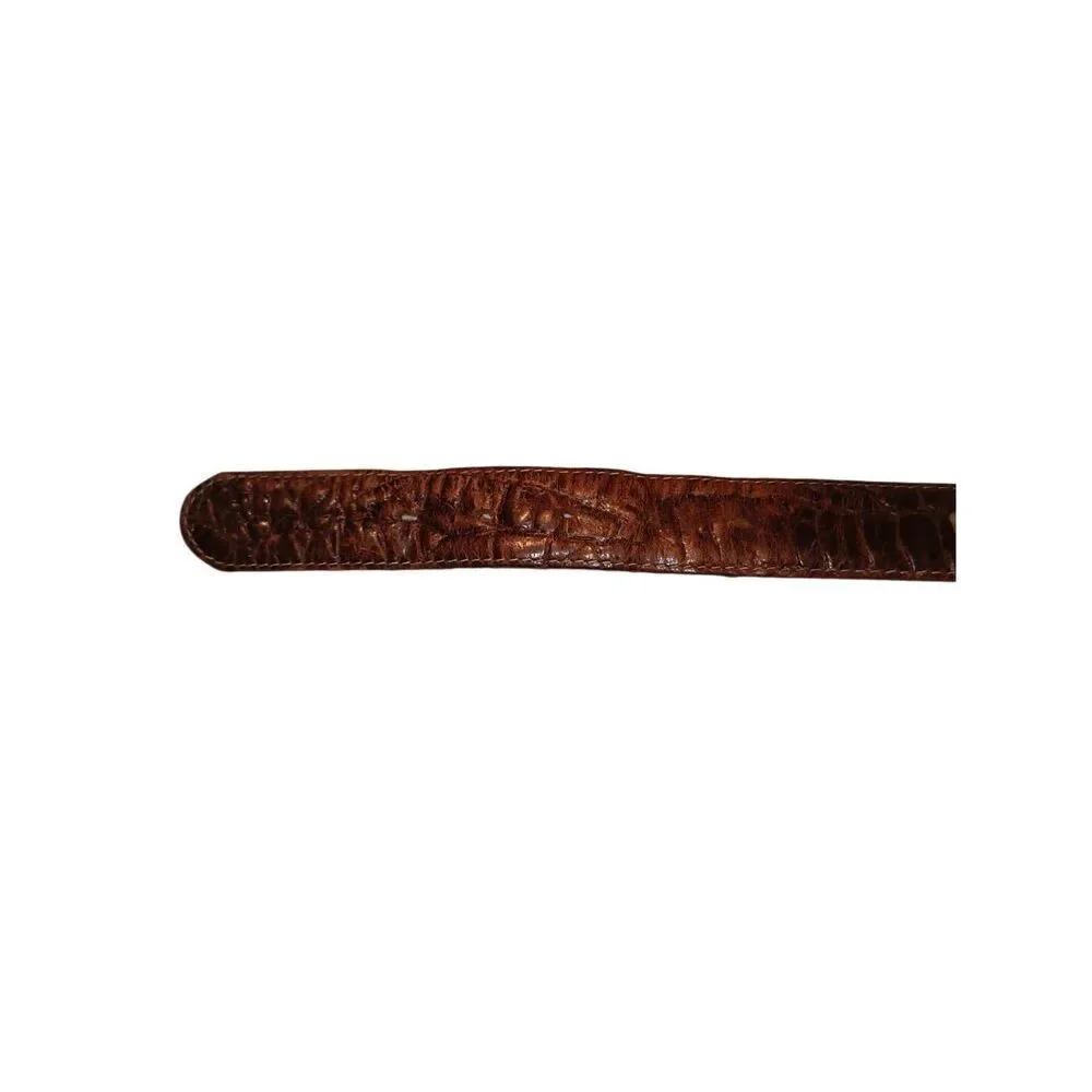 Genuine leather belt Made in Oklahoma Nicely worn in! 44